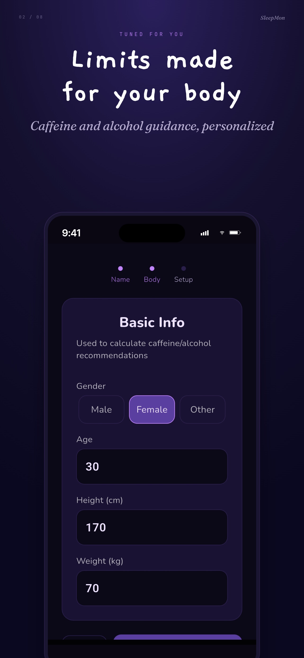 SleepMon — lock screen during sleep