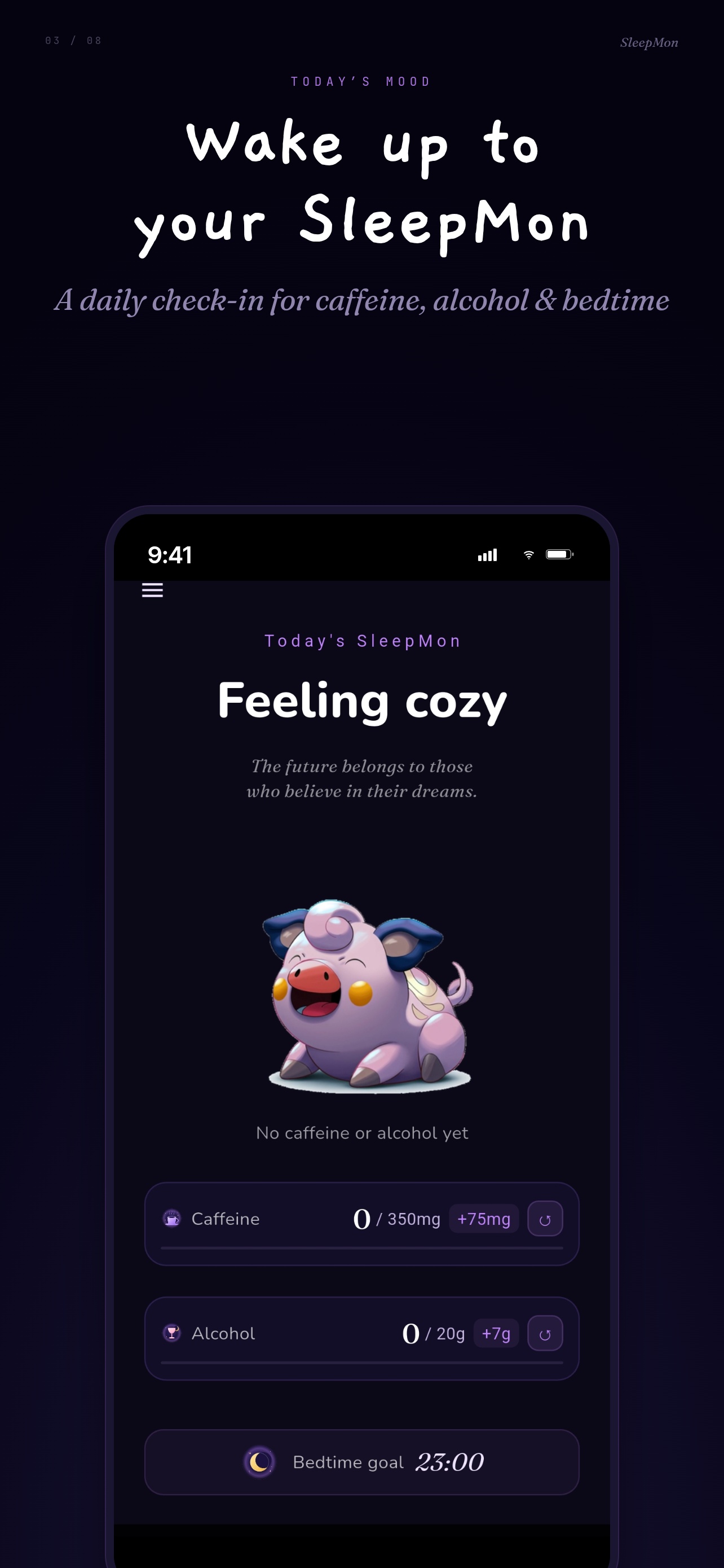 SleepMon — honest weekly mirror